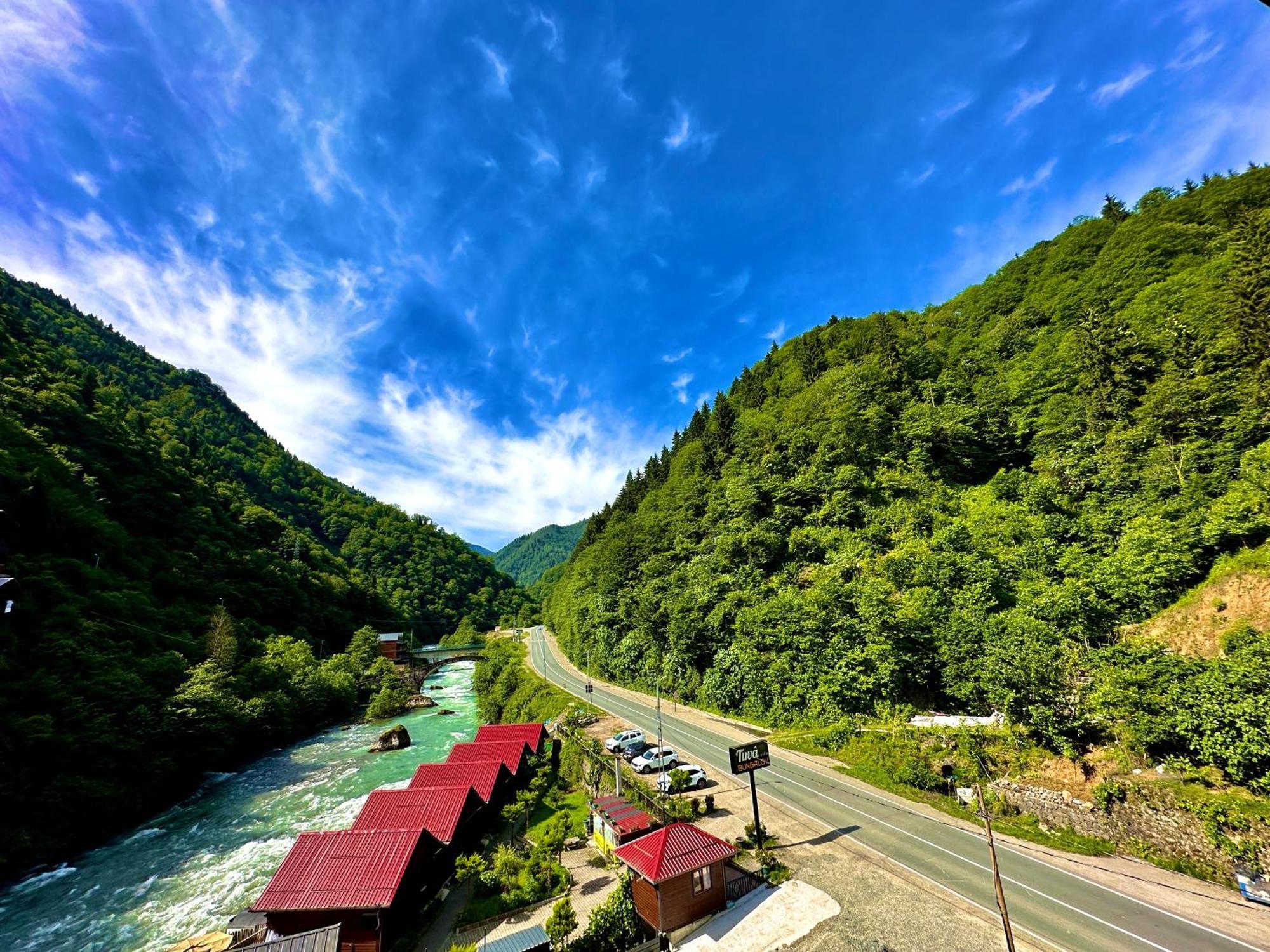 Tuva Villa Bungalov Çamlıhemşin Exteriör bild